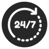 24/7 home security monitoring
