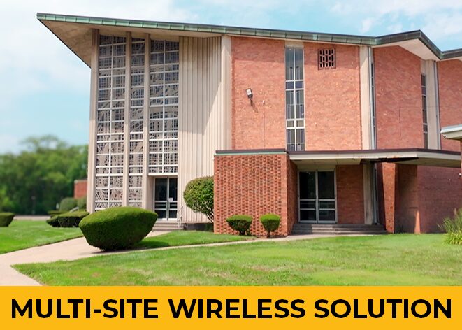 Fountain of Truth Christian Center building exterior secured by Frase Protection