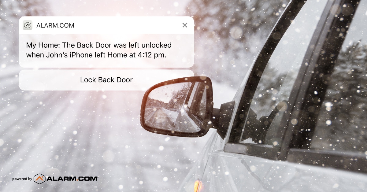 winterize your home security system